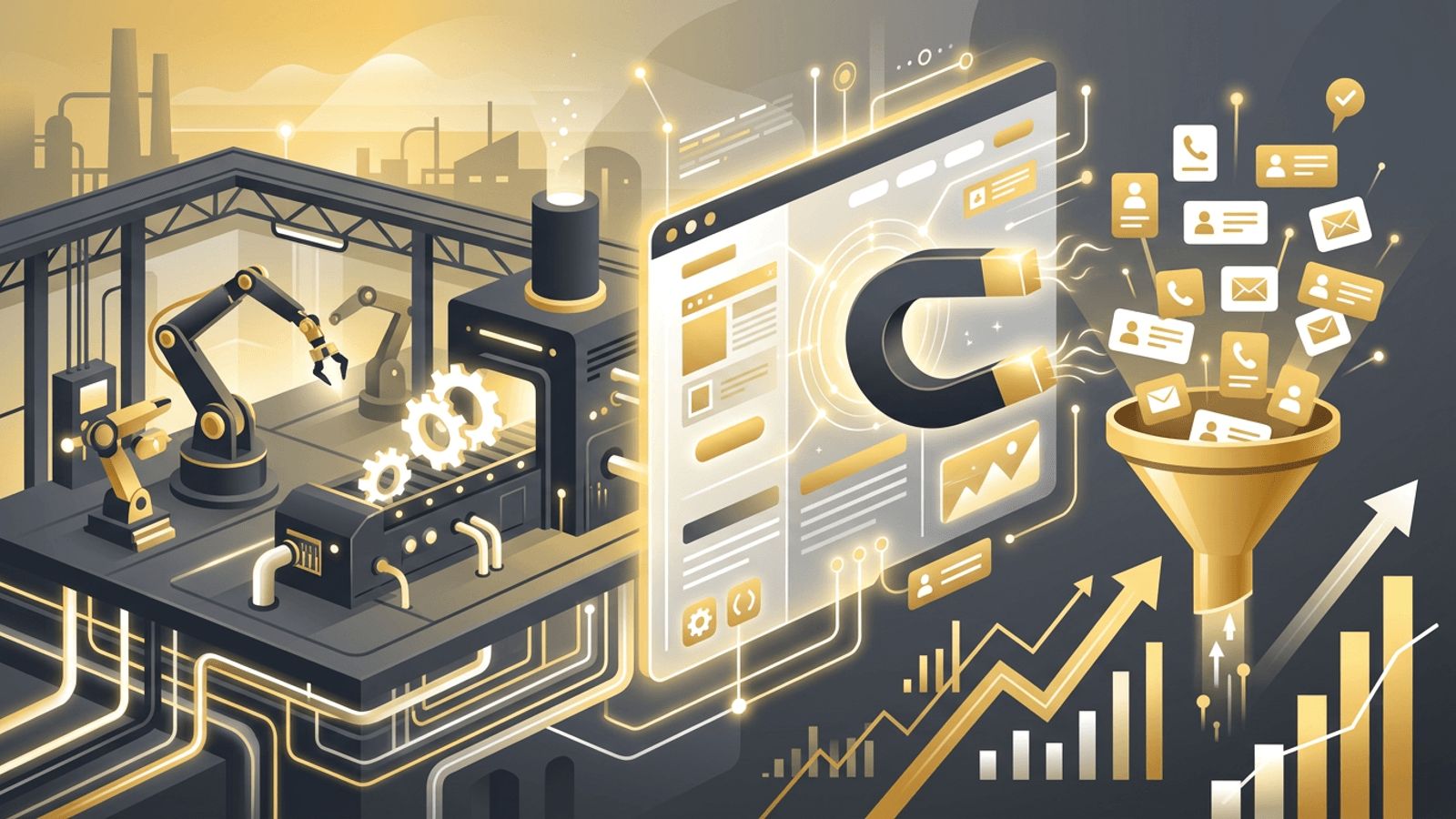 Custom Web Development Lead Generation Manufacturing