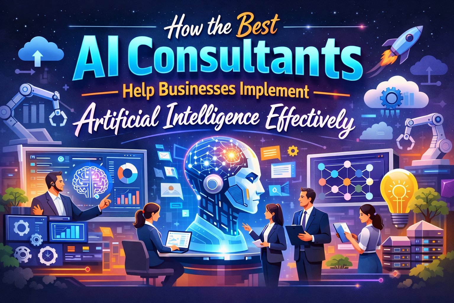 How the Best AI Consultants Help Businesses Implement Artificial Intelligence Effectively