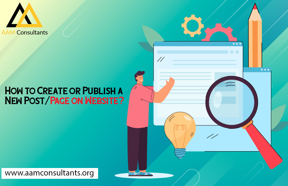 How to Create or Publish a New Post/Page on Website?