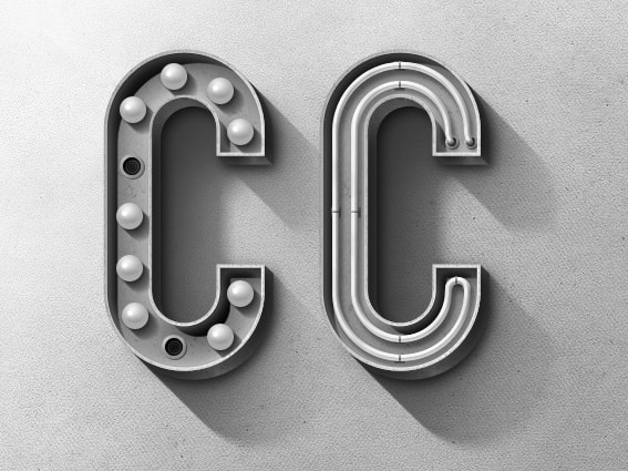 Shadow breaks Logo design trends