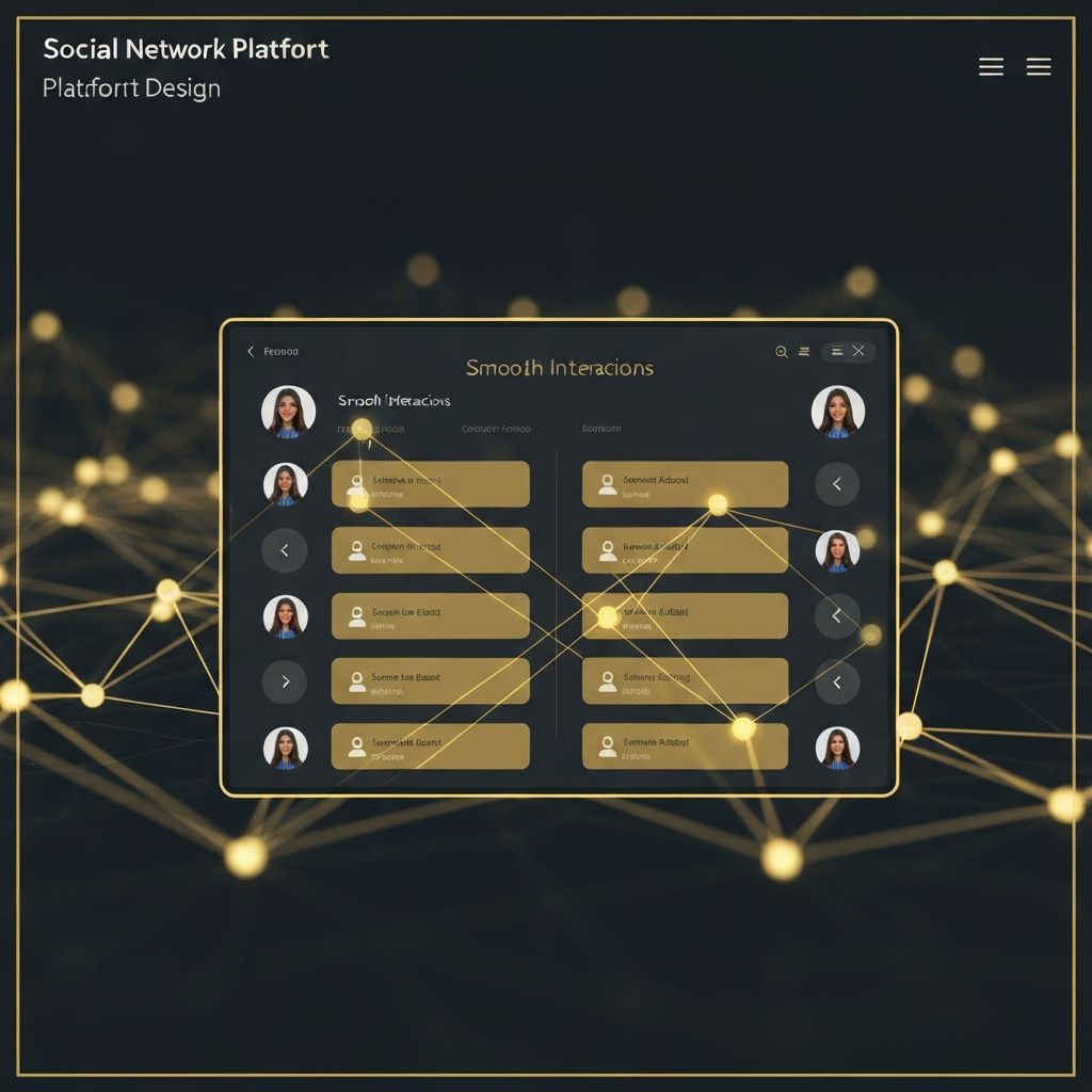 Social Network Web Design