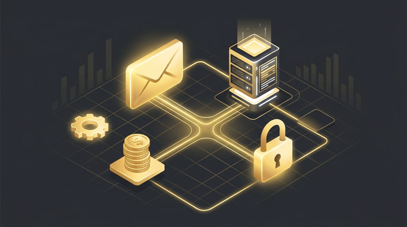 Typical One-Time Setup Fee for Corporate Email by Web Developer