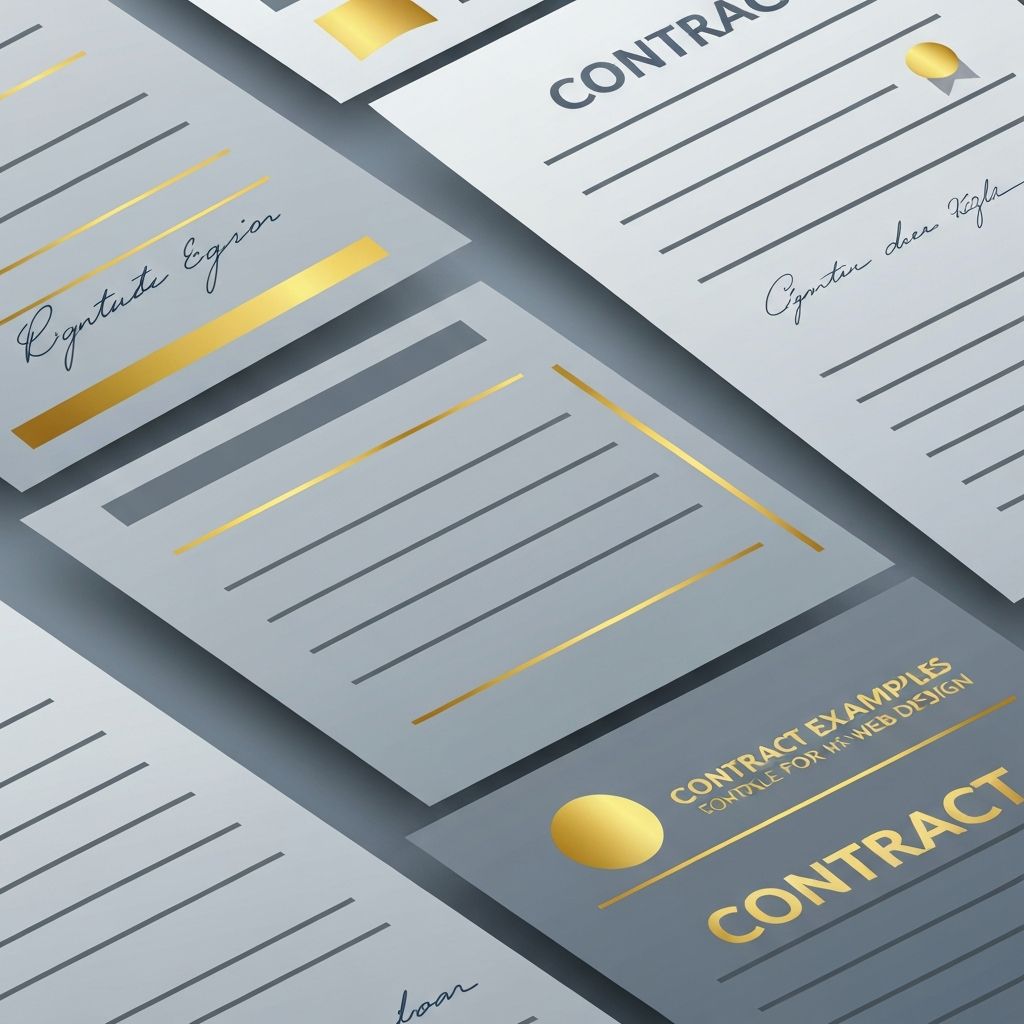 Web Design Contract Examples