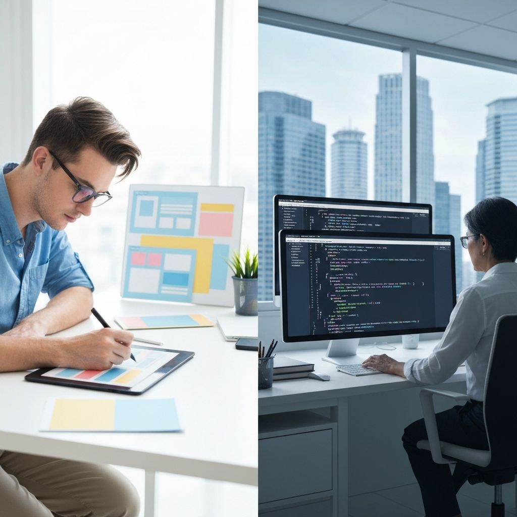 Web Designer and Web Developer Difference